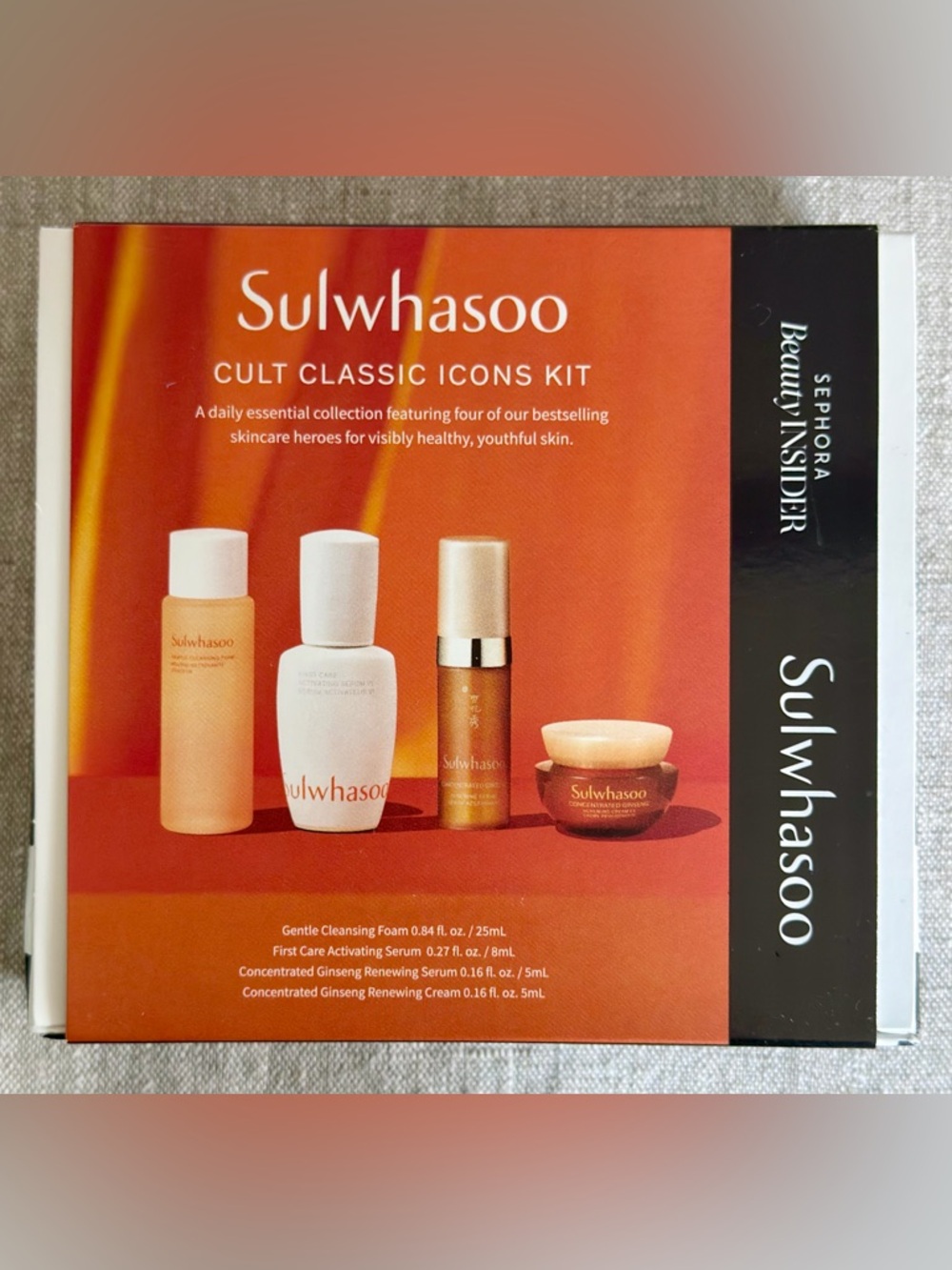 SULWHASOO Cult Classic Icons Trial Kit 4Pc Set Ginseng Deluxe Sample Travel Size - Picture 4 of 5